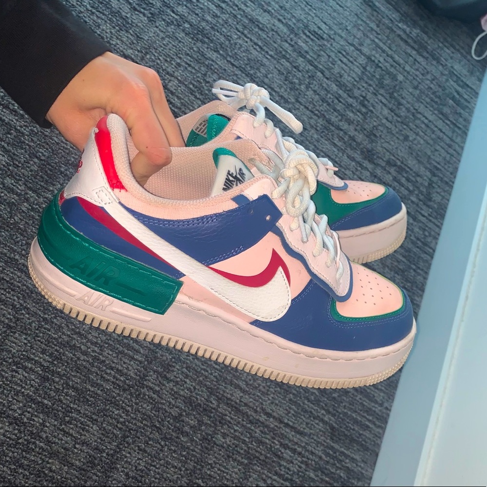 Women's Air Force 1 Shadow Multicolored Sneakers
